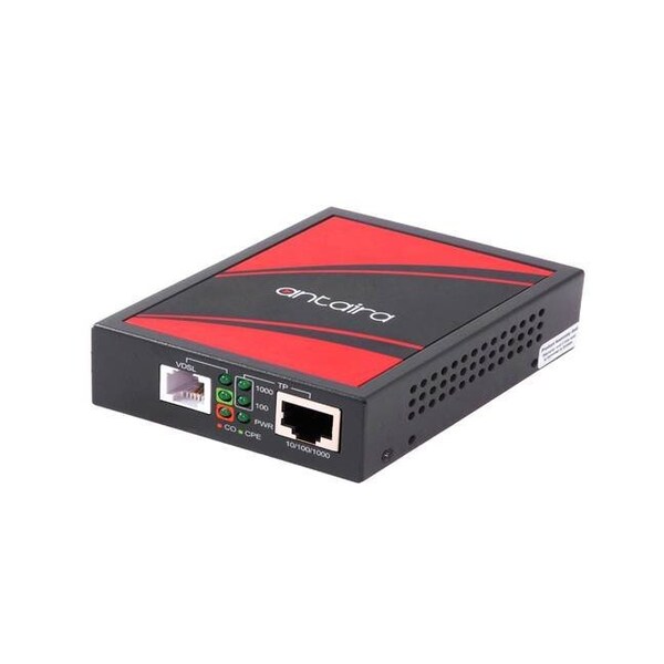 Ethernet over VDSL2 Converter - 1-10/100/1000Tx + 1-VDSL2/RJ11, 1-Phone - 30a